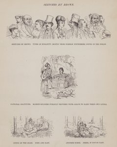 Pagina uit De Amerikaanse Tour van de heren Brown, Jones en Robinson
