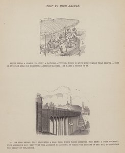 Pagina uit De Amerikaanse Tour van de heren Brown, Jones en Robinson
