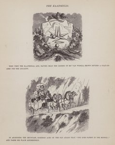 Pagina uit The American Tour of Messrs Brown, Jones and Robinson door Richard Doyle