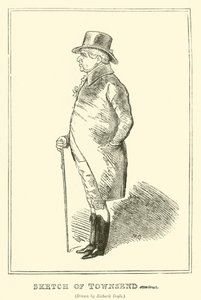 Schets van Townsend door Richard Doyle