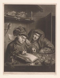 Twee tollenaars door Richard Earlom