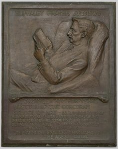 Gedenkplaat voor wijlen E. F. Andrews