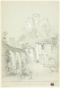 Haven van het Alhambra vanaf de Dario door Richard Ford