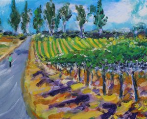 Een wandeling in Wine County, Napa, 2017 door Richard Fox