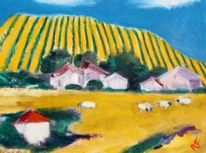 De Heuvels Hebben Wijnstokken, Napa, 2017 door Richard Fox