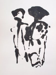 Zonder titel, 2010 (monotype) door Richard Green
