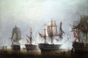 De Kolossus, in Dardanellen door Richard Henry Nibbs