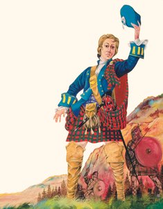 Bonnie Prince Charlie (kleurenlitho)