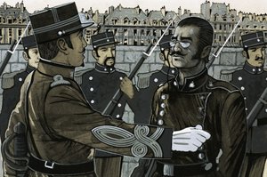 Ongeïdentificeerde Franse militaire commandant