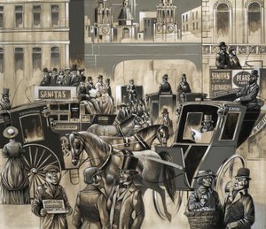Victoriaans straatbeeld