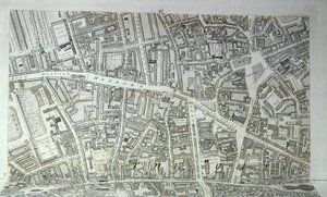 Plan van de stad Londen, gepubliceerd 1813