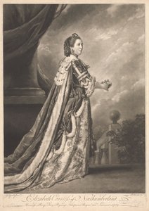 Elizabeth, gravin van Northumberland door Richard Houston