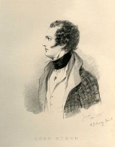 Lord Byron, 1823 door Richard James Lane