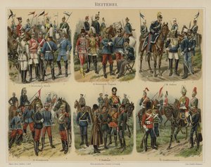 Cavalerie van Europese legers door Richard Knotel