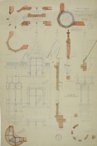 William Borden Esq. Huis, Chicago, Illinois, Detail