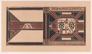 Omslagontwerp voor: Wendingen, 1921 door Richard Nicolaüs Roland Holst