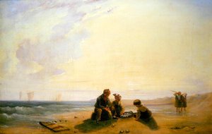 Frans Kustlandschap door Richard Parkes (attr. to) Bonington