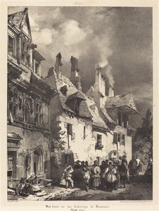 Uitzicht op een Straat in de Buitenwijken van Besançon