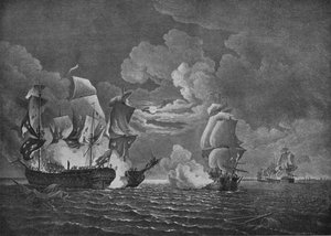 Overwinning van Paul Jones, c1780