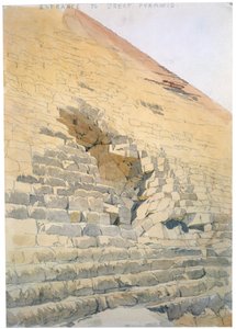 Ingang van de Grote Piramide, Egypte