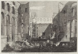 Ruïnes van Covent-Garden Theatre, Bezoek van Hare Majesteit en de Prinses Royal