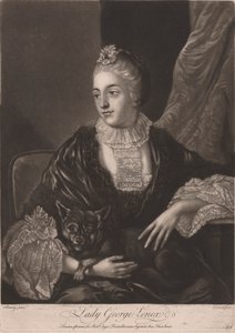Lady George Lenox door Richard Purcell