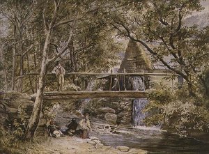 Een Overshot Molen door Richard Redgrave