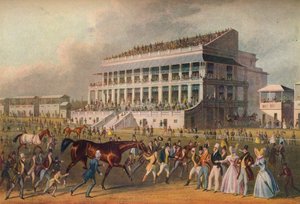 Epsom Grand Stand - De Winnaar van de Derby Race, 19e eeuw door Richard Reeve