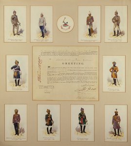 Officieren van het Britse leger in uniform