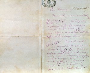 Handgeschreven brief van Richard Wagner aan Luigi Mancinelli, 10 december door Richard Wagner