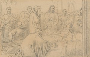 Christus wekt de zoon van de weduwe op (Lucas 7:13-16)