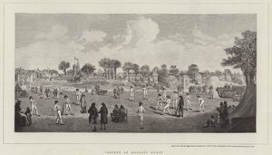 Cricket bij Moulsey Hurst door Richard Westall