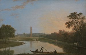 Kew Gardens: De pagode en brug
