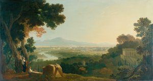 Rome vanaf de Villa Madama door Richard Wilson