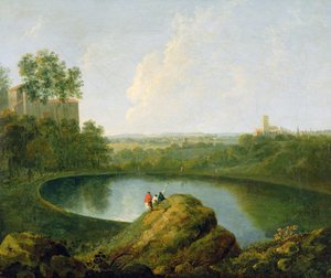 Het hoofd van het Meer van Nemi door Richard Wilson
