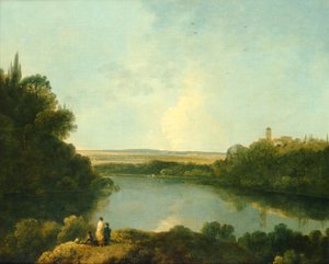 Het Nemimeer bij Rome, ca. 1760 door Richard Wilson