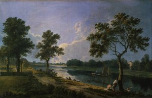 De Theems bij Twickenham door Richard Wilson
