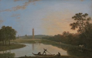 Kew Gardens: De pagode en brug door Richard Wilson