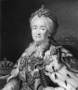 Keizerin Catharina de Grote van Rusland, 1836 door Richard Woodman