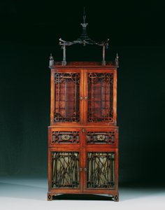 George II secretaire-kabinet door Richard Wright