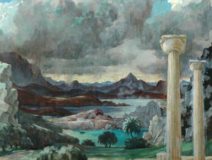 Storm over Griekenland door Richard Wyndham