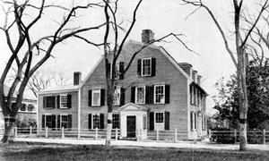 Het huis van Oliver Wendell Holmes in Cambridge, Mass., V.S., 1923 door Rischgitz Collection