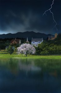 De wreedste maand, 2008 (Acryl op board) door Rob Wood