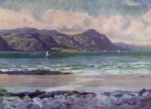 Ver Uitzicht op Penmaenmawr, Vroeg Ochtendlicht door Robert (after) Fowler