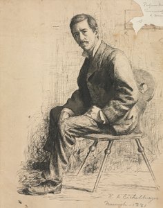 Schets van professor Mowotny
