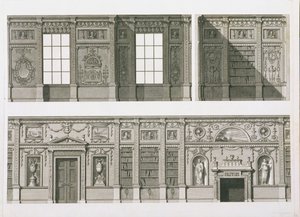 Opstand van de Bibliotheek in Syon House, c.1760-69