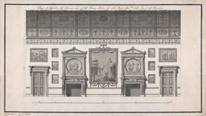 Headfort House, Eetkamer, Schouwzijde