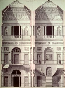 Portman Square, Home House, door Robert Adam (1728-92)