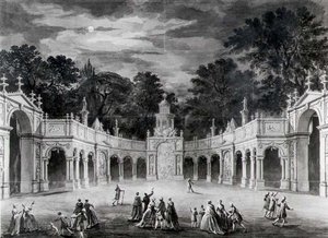 De Verlichting bij Buckingham House ter viering van de verjaardag van George III