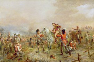 Veld van Waterloo door Robert Alexander Hillingford